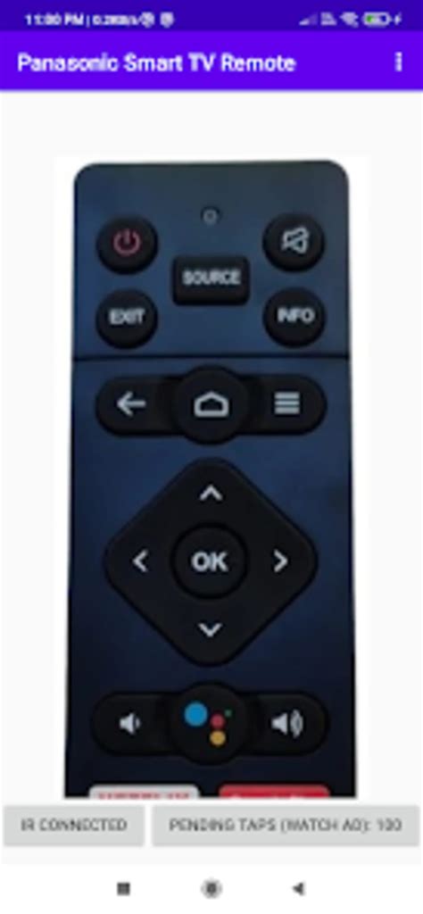 Использование мобильного приложения "Smart TV Remote"