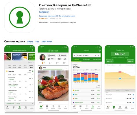 Настройка персональных показателей питательности в приложении FatSecret