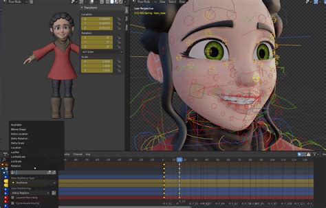 Шаги для создания анимации ходьбы в Blender