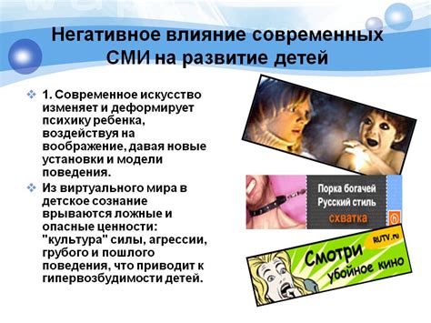 Влияние средств массовой информации