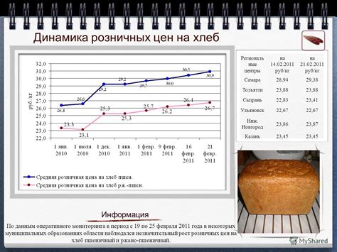 Динамика изменения цен на хлеб