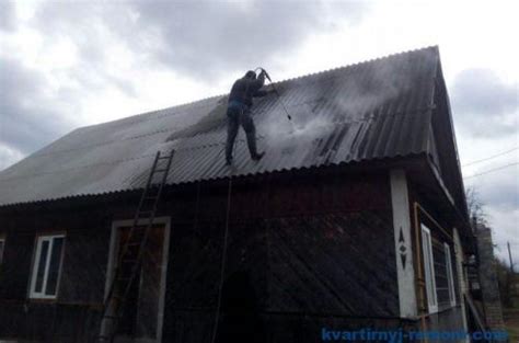 Дополнительные услуги при покраске шифера на крыше