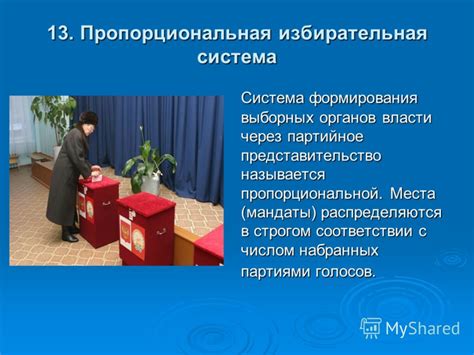 Мандаты и представительство
