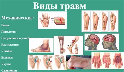 Механические повреждения ноги: причины и последствия