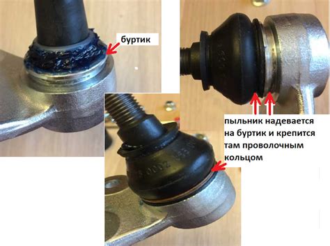 Неисправности пыльника и шаровой опоры