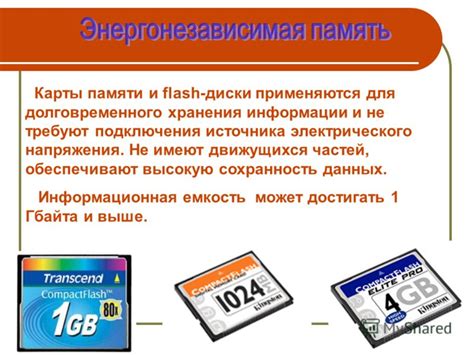 Необходимость физического подключения карты памяти