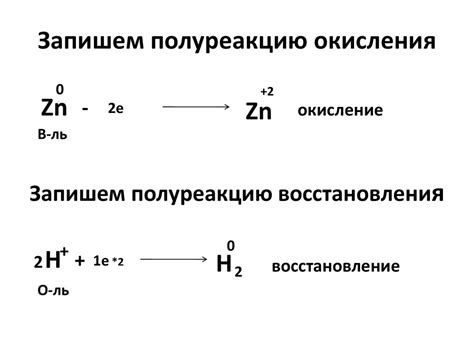 Окисление и осаждение веществ