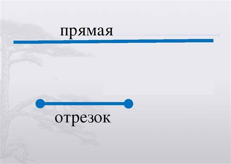 Отрезок – это не только прямая линия