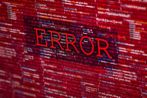 Ошибки и сбои в программном обеспечении