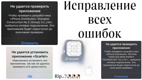 Ошибки приложения Тик Ток