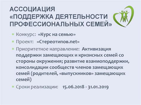 Поддержка ролевых стереотипов