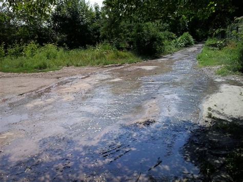 Порыв водопроводной трубы