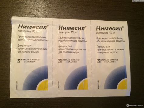 Причины запрета препарата Нимесил в Европе