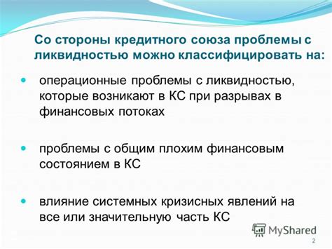 Проблемы с финансовым состоянием