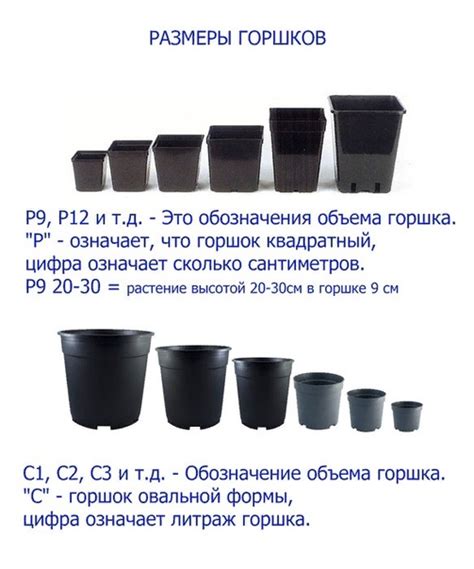 Размер горшка не подходит