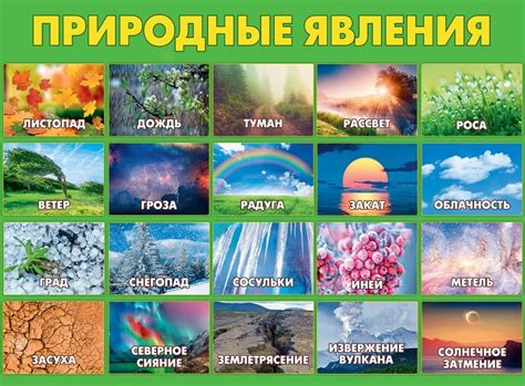 Соответствие 5 часам утра с природными явлениями